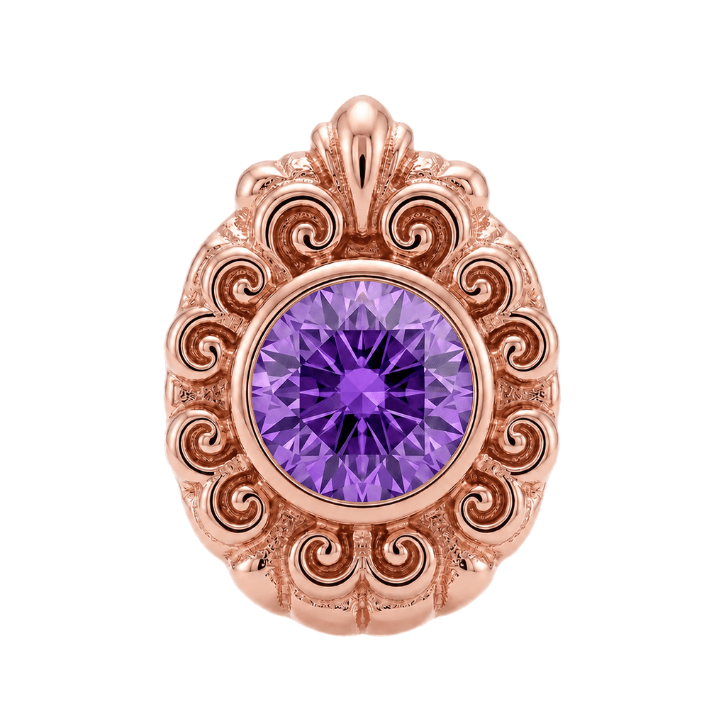 Pear Elegance - 14K Gold Threadless/Threaded - piercing-zone.com