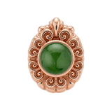 Pear Elegance - 14K Gold Threadless/Threaded - piercing-zone.com