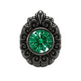 Pear Elegance - 14K Gold Threadless/Threaded - piercing-zone.com
