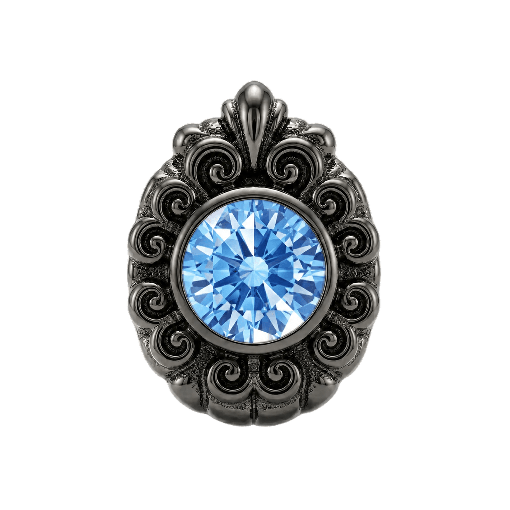 Pear Elegance - 14K Gold Threadless/Threaded - piercing-zone.com