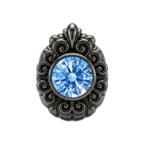 Pear Elegance - 14K Gold Threadless/Threaded - piercing-zone.com