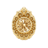 Pear Elegance - 14K Gold Threadless/Threaded - piercing-zone.com