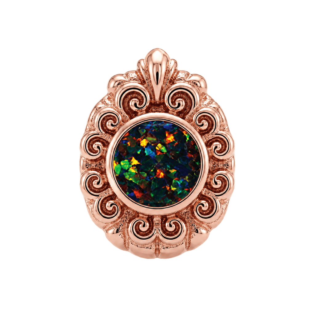Pear Elegance - 14K Gold Threadless/Threaded - piercing-zone.com