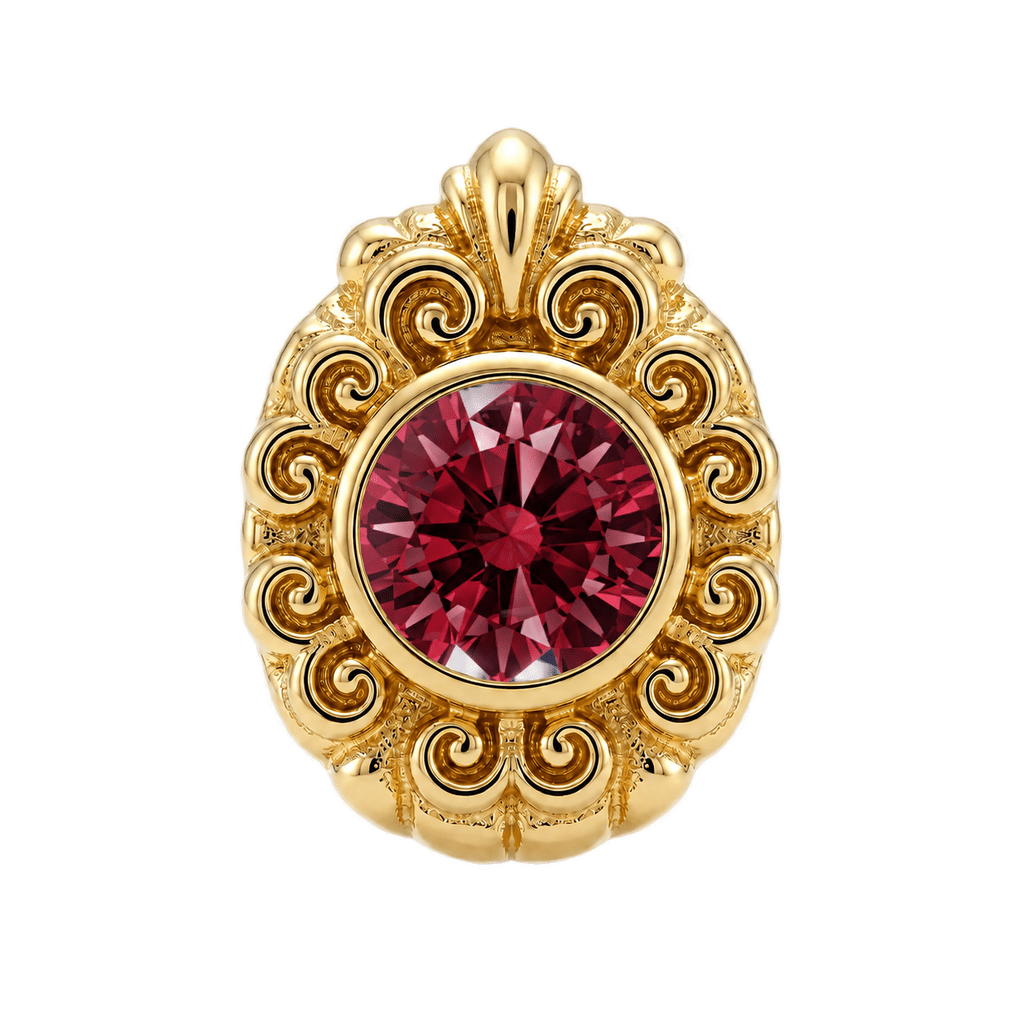Pear Elegance - 14K Gold Threadless/Threaded - piercing-zone.com