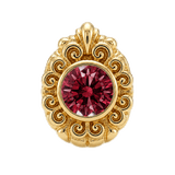 Pear Elegance - 14K Gold Threadless/Threaded - piercing-zone.com