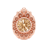 Pear Elegance - 14K Gold Threadless/Threaded - piercing-zone.com
