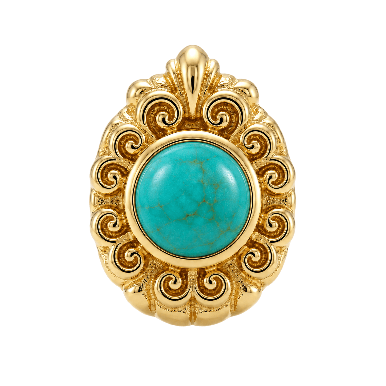Pear Elegance - 14K Gold Threadless/Threaded - piercing-zone.com