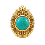 Pear Elegance - 14K Gold Threadless/Threaded - piercing-zone.com
