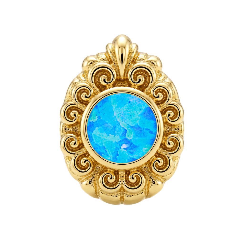 Pear Elegance - 14K Gold Threadless/Threaded - piercing-zone.com