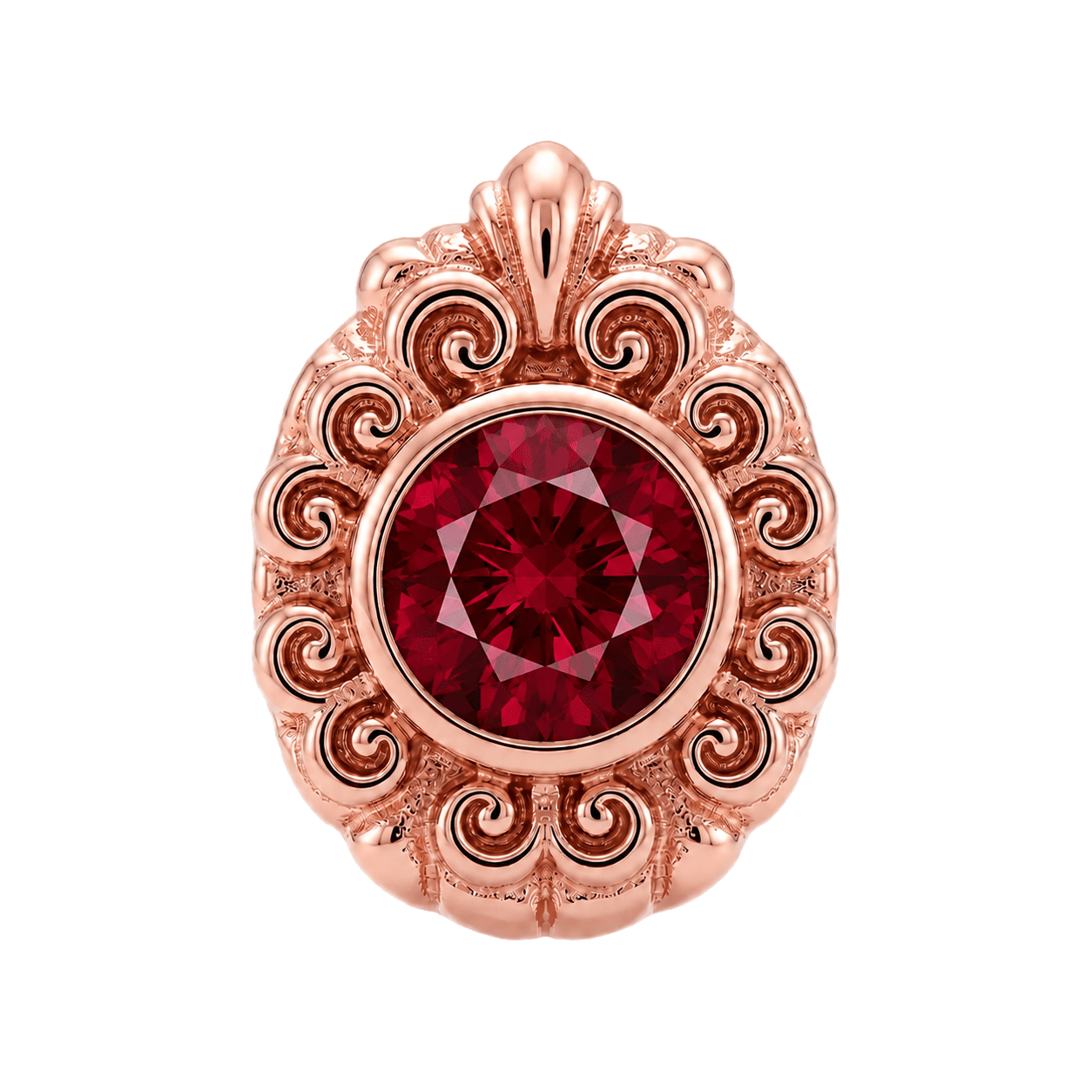 Pear Elegance - 14K Gold Threadless/Threaded - piercing-zone.com