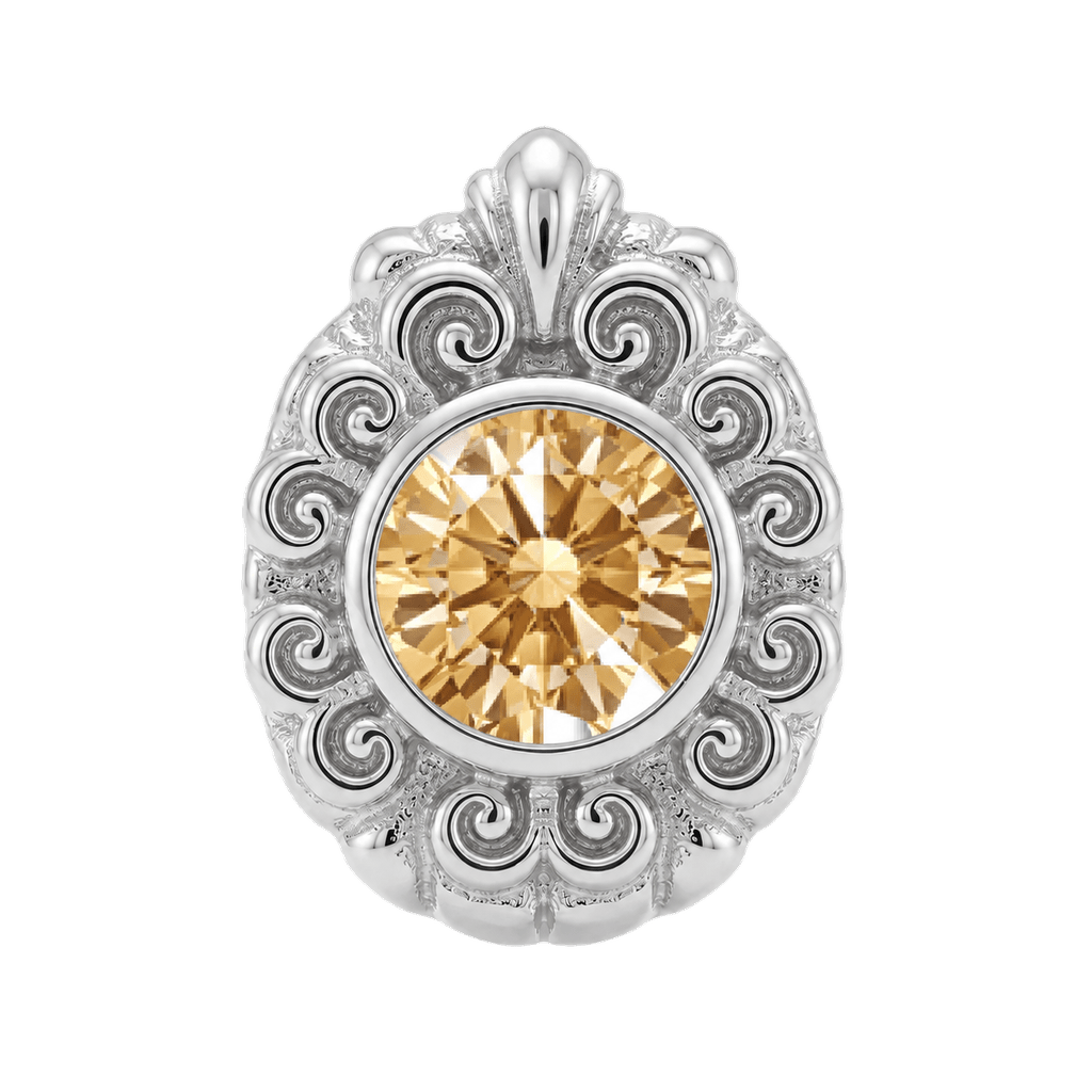 Pear Elegance - 14K Gold Threadless/Threaded - piercing-zone.com