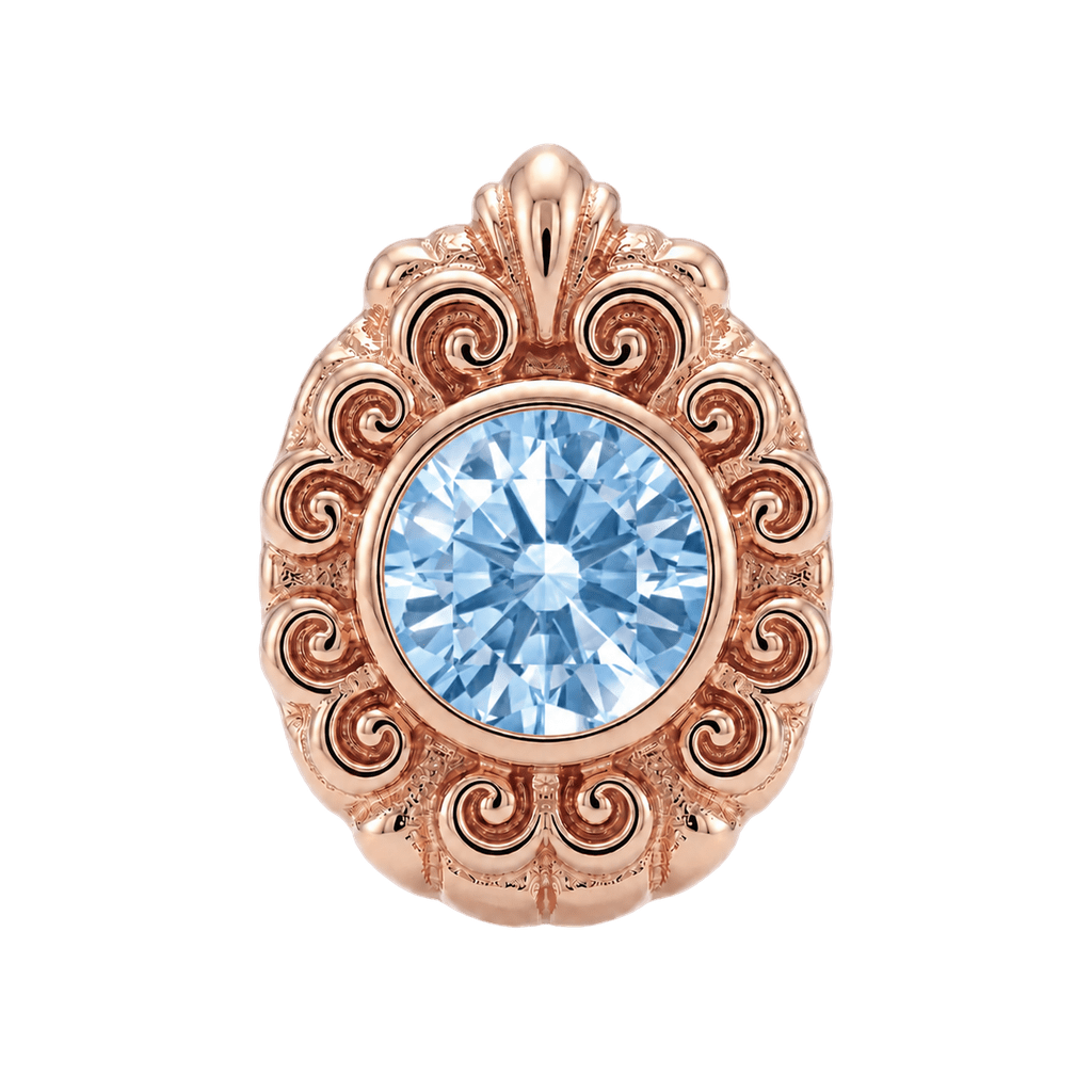 Pear Elegance - 14K Gold Threadless/Threaded - piercing-zone.com