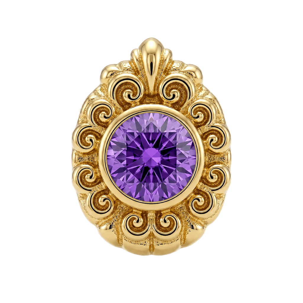 Pear Elegance - 14K Gold Threadless/Threaded - piercing-zone.com