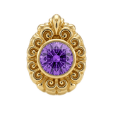 Pear Elegance - 14K Gold Threadless/Threaded - piercing-zone.com