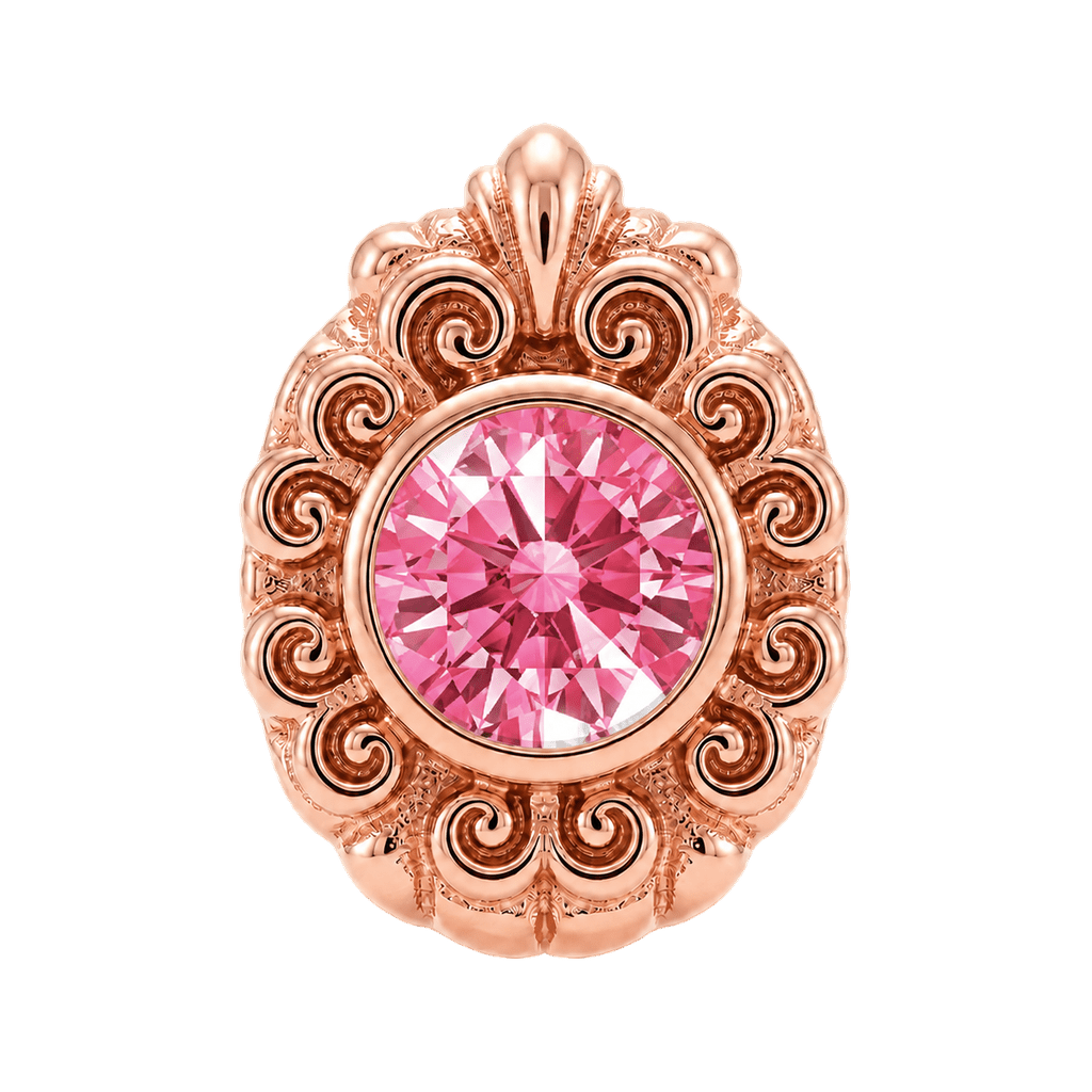 Pear Elegance - 14K Gold Threadless/Threaded - piercing-zone.com