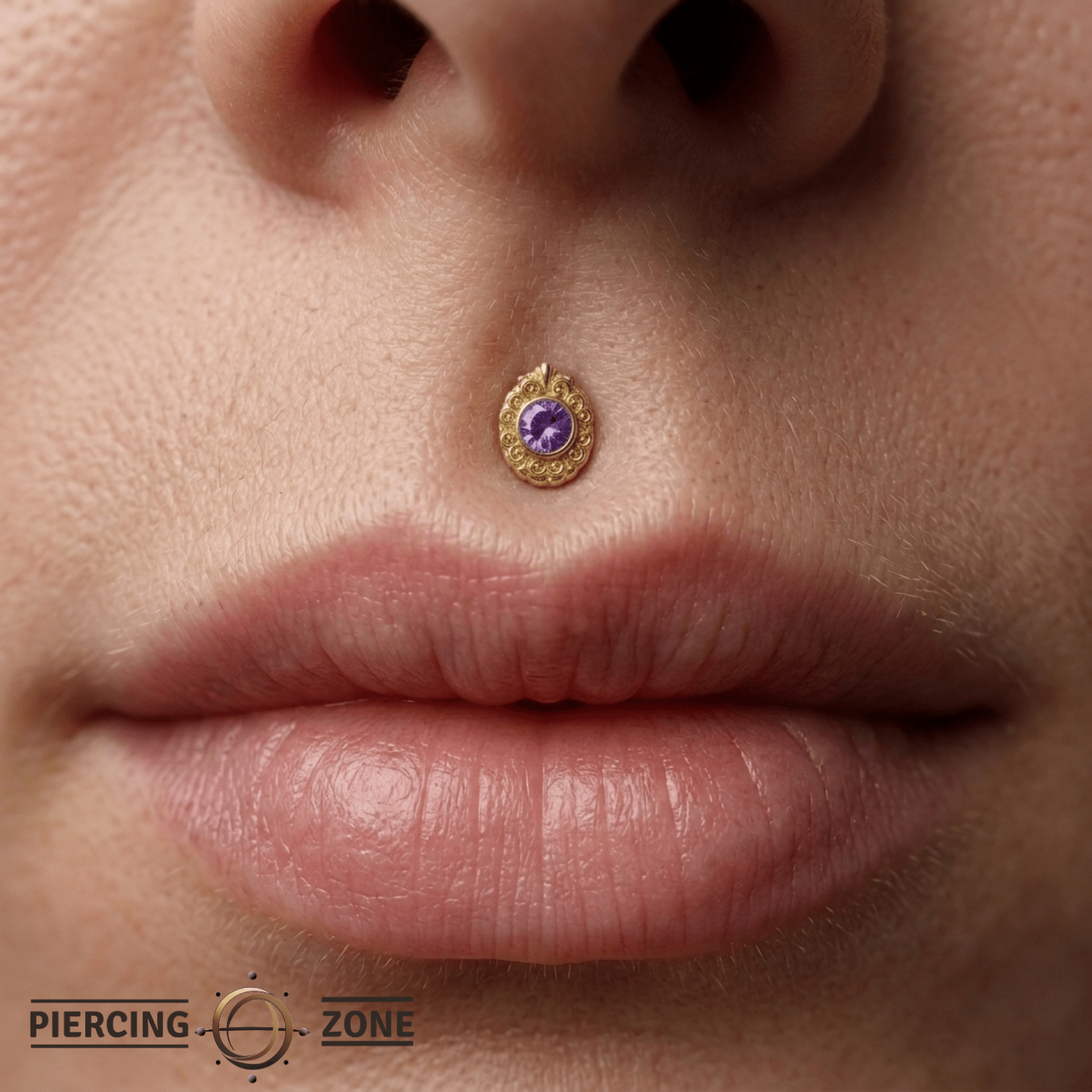 Pear Elegance - 14K Gold Threadless/Threaded - piercing - zone.com