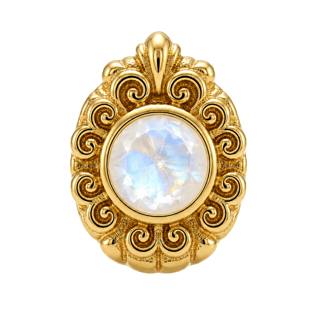 Pear Elegance - 14K Gold Threadless/Threaded - piercing-zone.com