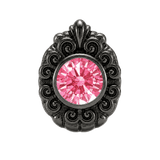 Pear Elegance - 14K Gold Threadless/Threaded - piercing-zone.com