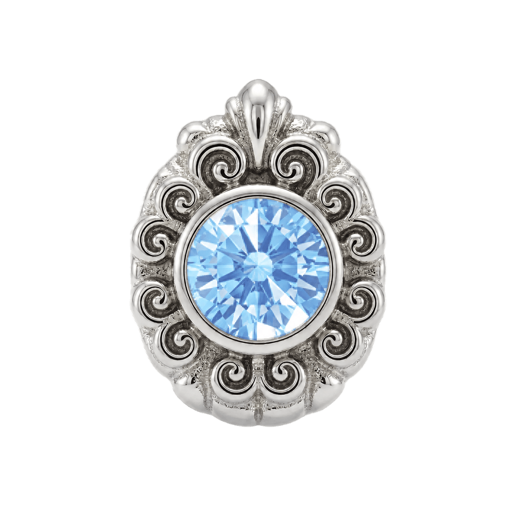 Pear Elegance - 14K Gold Threadless/Threaded - piercing-zone.com