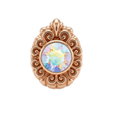 Pear Elegance - 14K Gold Threadless/Threaded - piercing-zone.com