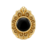Pear Elegance - 14K Gold Threadless/Threaded - piercing-zone.com