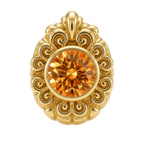 Pear Elegance - 14K Gold Threadless/Threaded - piercing-zone.com
