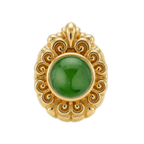 Pear Elegance - 14K Gold Threadless/Threaded - piercing-zone.com