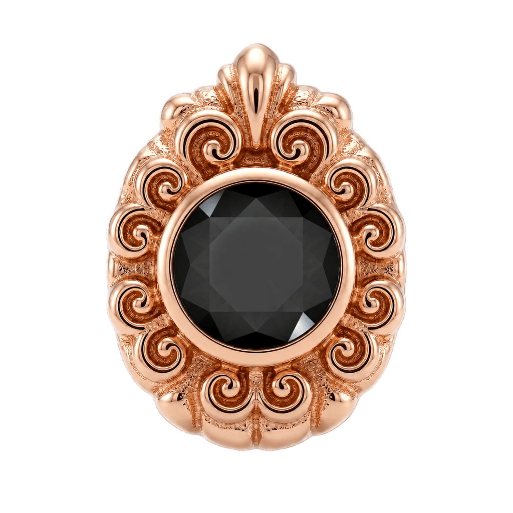 Pear Elegance - 14K Gold Threadless/Threaded - piercing-zone.com