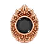 Pear Elegance - 14K Gold Threadless/Threaded - piercing-zone.com