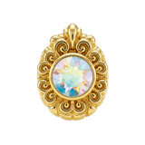 Pear Elegance - 14K Gold Threadless/Threaded - piercing-zone.com
