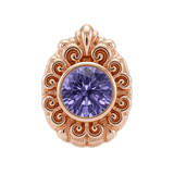 Pear Elegance - 14K Gold Threadless/Threaded - piercing-zone.com