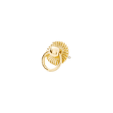 Peep Show Pin - 14K Gold Threadless End - piercing - zone.com