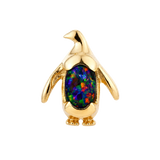 Penguin – 14K Gold Threadless/Threaded End