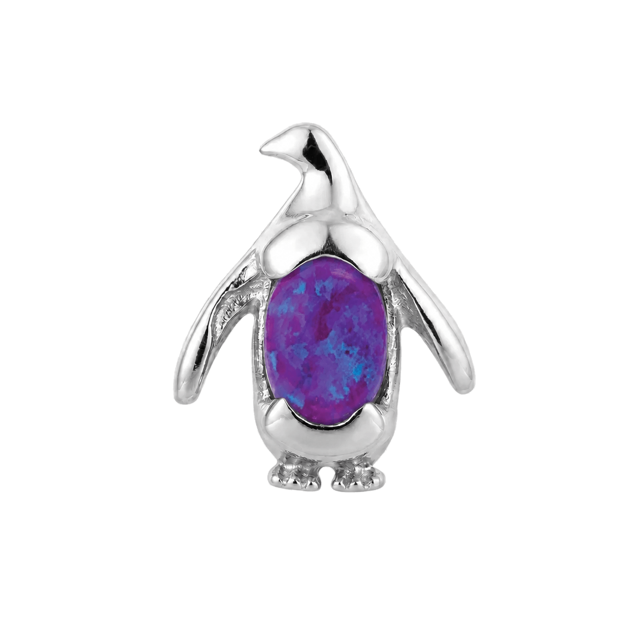 Penguin – 14K Gold Threadless/Threaded End - piercing-zone.com