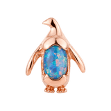Penguin – 14K Gold Threadless/Threaded End - piercing-zone.com