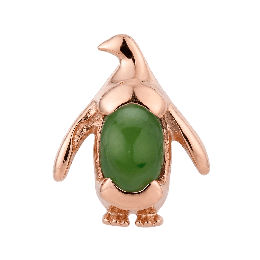 Penguin – 14K Gold Threadless/Threaded End - piercing-zone.com
