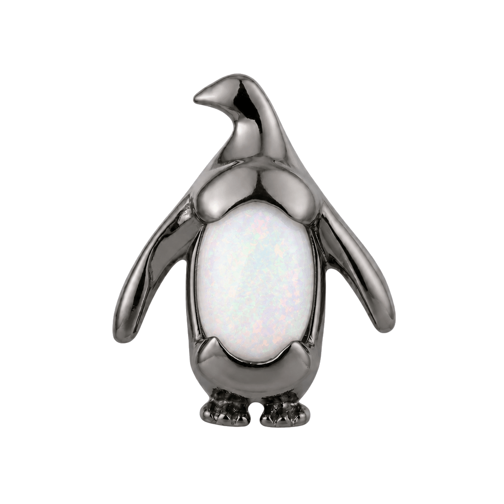 Penguin – 14K Gold Threadless/Threaded End - piercing-zone.com