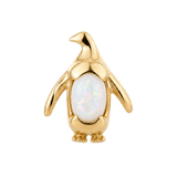 Penguin – 14K Gold Threadless/Threaded End - piercing-zone.com