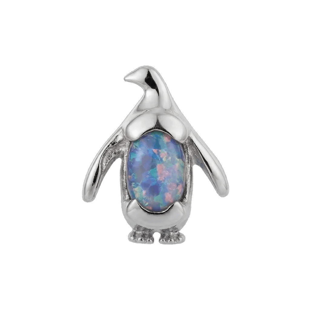 Penguin – 14K Gold Threadless/Threaded End - piercing-zone.com