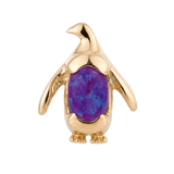 Penguin – 14K Gold Threadless/Threaded End - piercing-zone.com