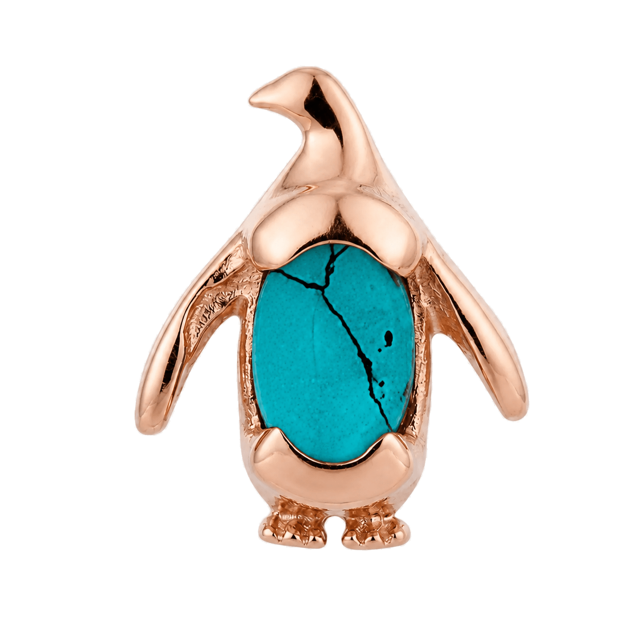 Penguin – 14K Gold Threadless/Threaded End - piercing-zone.com