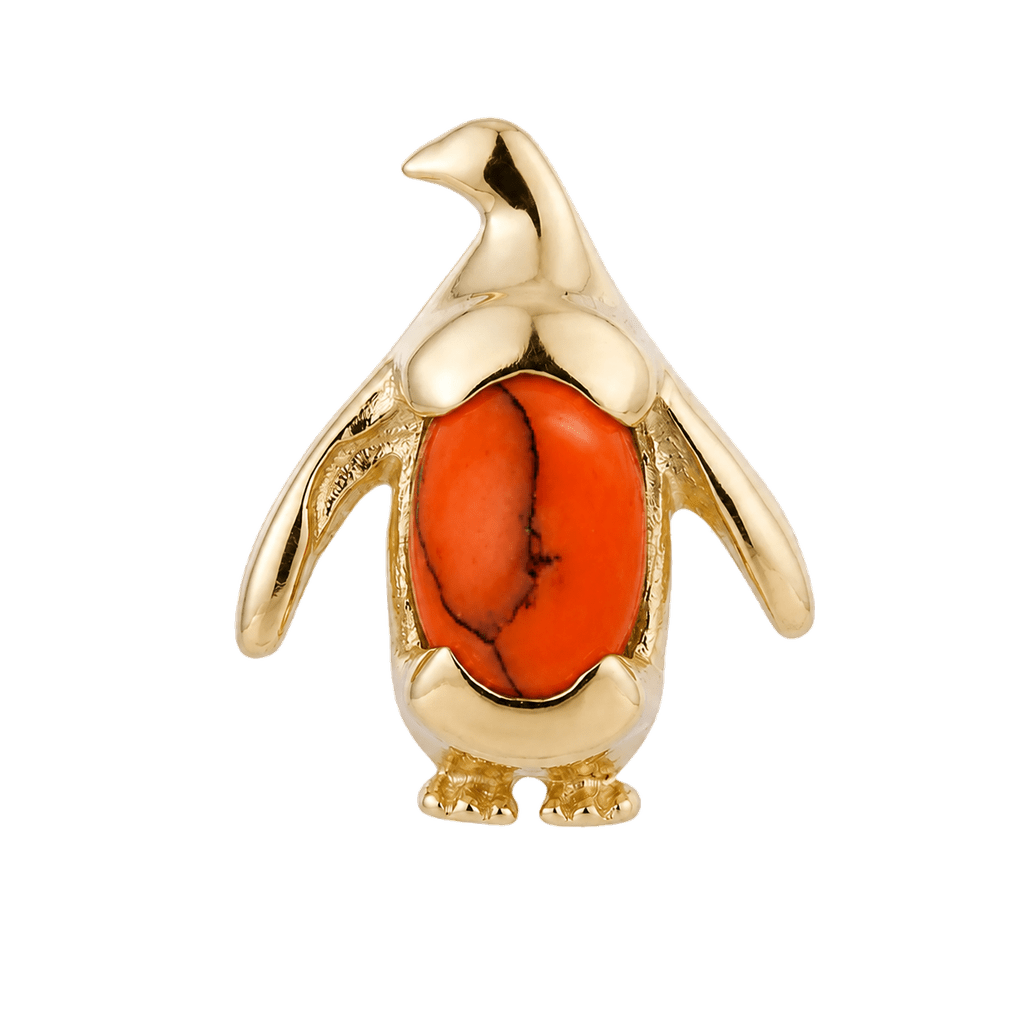 Penguin – 14K Gold Threadless/Threaded End - piercing-zone.com