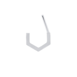 Pentagon Straight Clicker – 14K & 18K Gold - piercing - zone.com