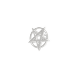 Pentagram Pin - 14K Gold Pentagram Threadless End - piercing - zone.com