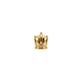 Petite Crown - 18K Gold Threadless End - piercing-zone.com