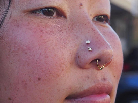 4 BEAD CLUSTER - THREADLESS END piercing-zone.com
