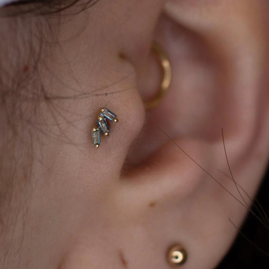Staxx – London Blue Topaz Threadless End