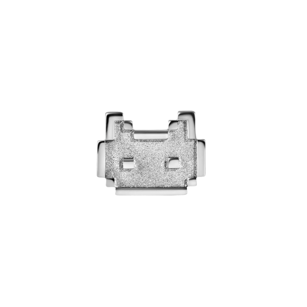 Pixel Cat – 14K Gold Threadless/Threaded End - piercing - zone.com
