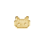 Pixel Cat – 14K Gold Threadless/Threaded End - piercing - zone.com
