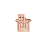Pixel Chocolate – 14K Gold Threadless/Threaded End - piercing - zone.com